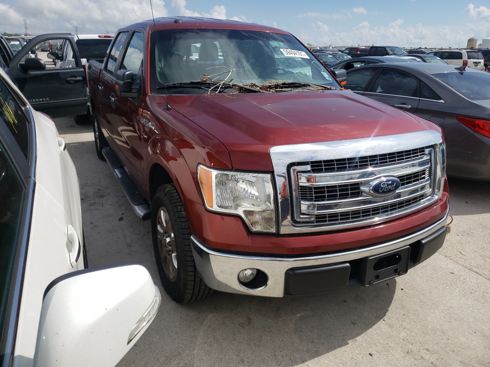 FORD F150 SUPER 2014 with VIN 1FTFW1CF0EKE76615 - Photo from auction