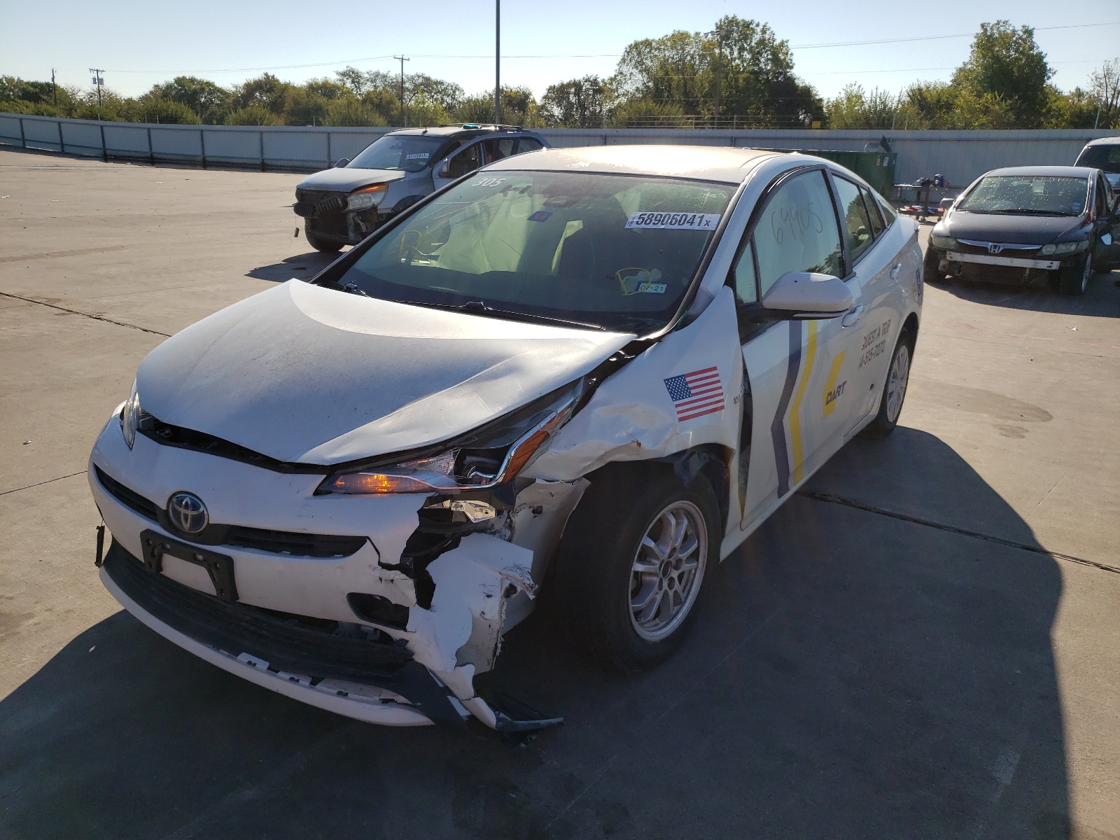 Photo 9 from auction – 2019 TOYOTA PRIUS with VIN JTDKARFUXK3094118