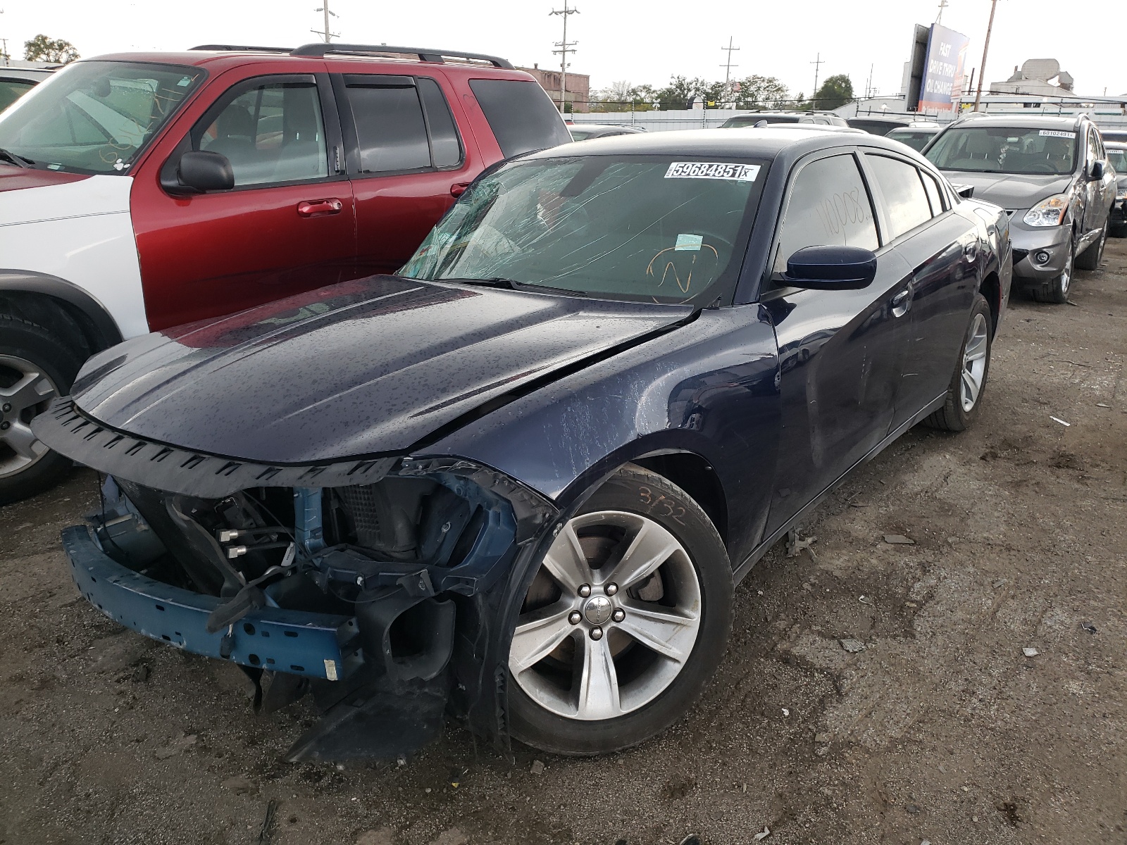 Photo 2 from auction – 2016 DODGE CHARGER SX with VIN 2C3CDXHGXGH241232