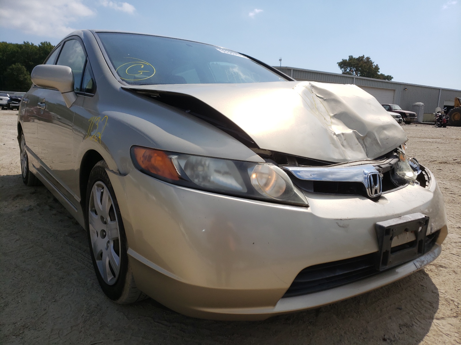 HONDA CIVIC LX 2007 with VIN 1HGFA16597L138002 - Photo from auction