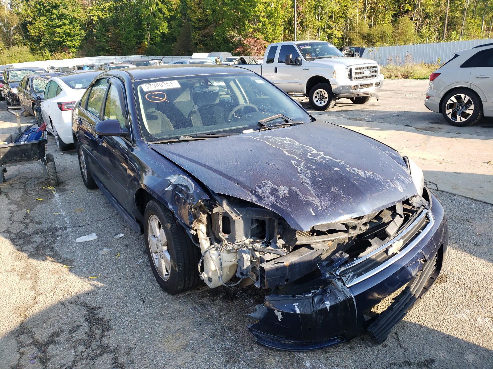 CHEVROLET IMPALA LS 2011 with VIN 2G1WF5EK9B1312902 - Photo from auction