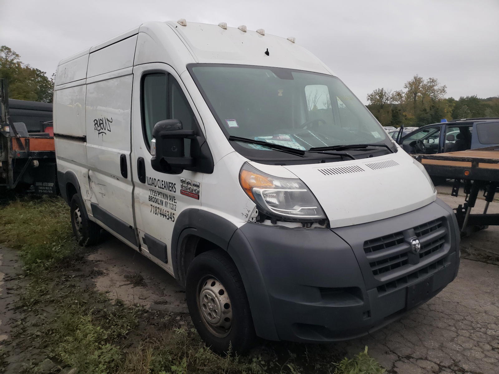 RAM PROMASTER 2015 with VIN 3C6TRVBG8FE513661 - Photo from auction