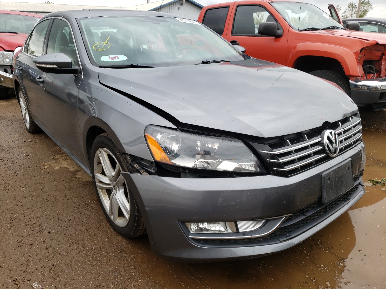 VOLKSWAGEN PASSAT SE 2012 with VIN 1VWBM7A38CC059926 - Photo from auction