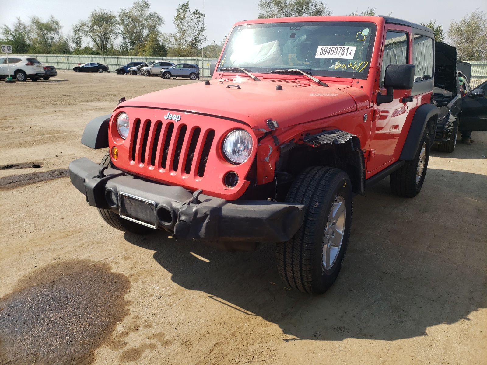 Photo 2 from auction – 2013 JEEP WRANGLER S with VIN 1C4AJWAG7DL622647