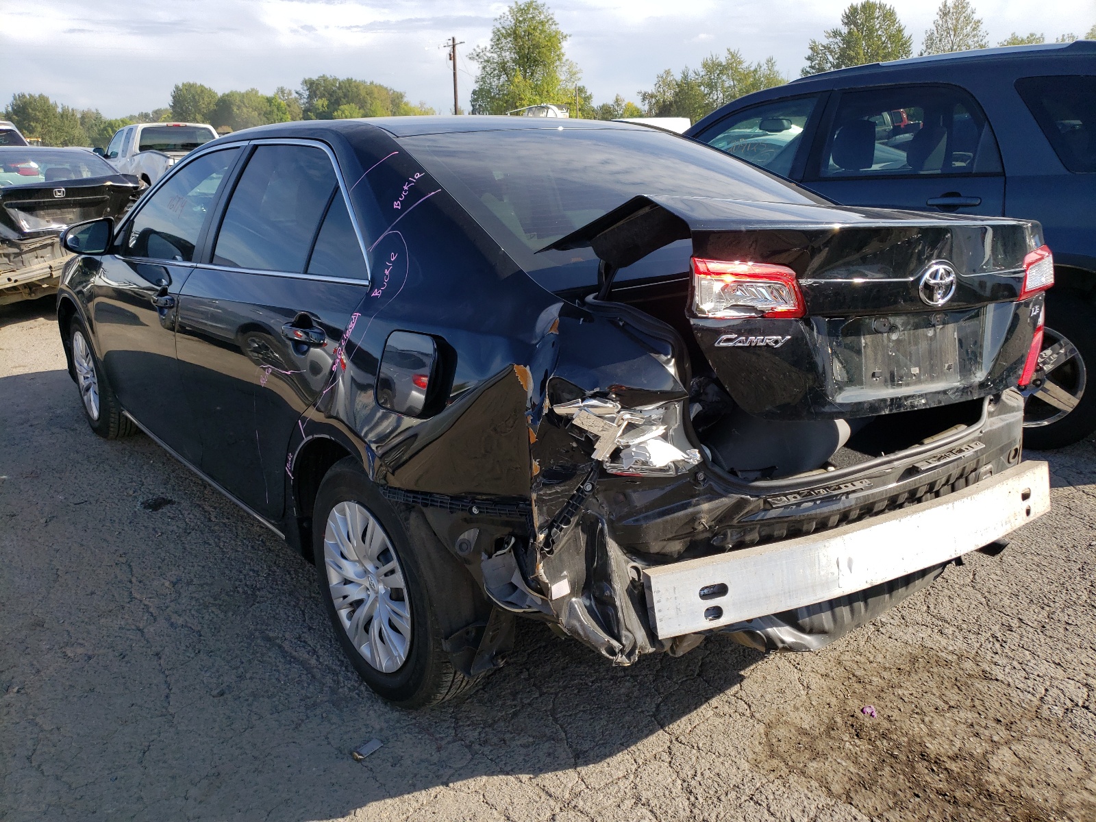 Photo 3 from auction – 2014 TOYOTA CAMRY L with VIN 4T4BF1FK0ER375667