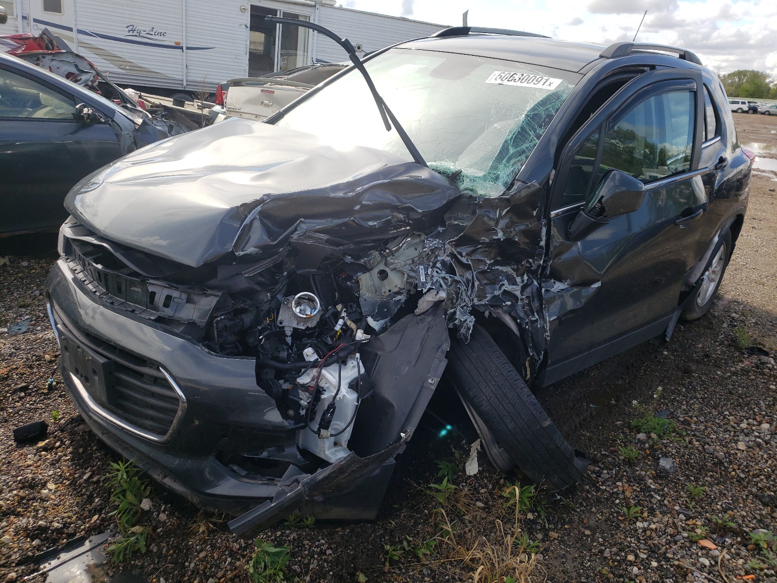 Photo 2 from auction – 2018 CHEVROLET TRAX 1LT with VIN 3GNCJLSB4JL163594
