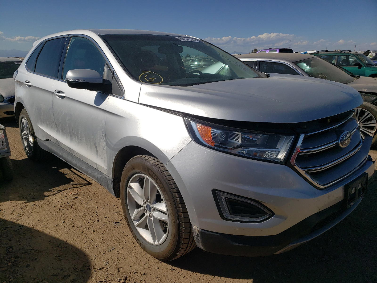 FORD EDGE SEL 2018 with VIN 2FMPK4J96JBC51615 - Photo from auction