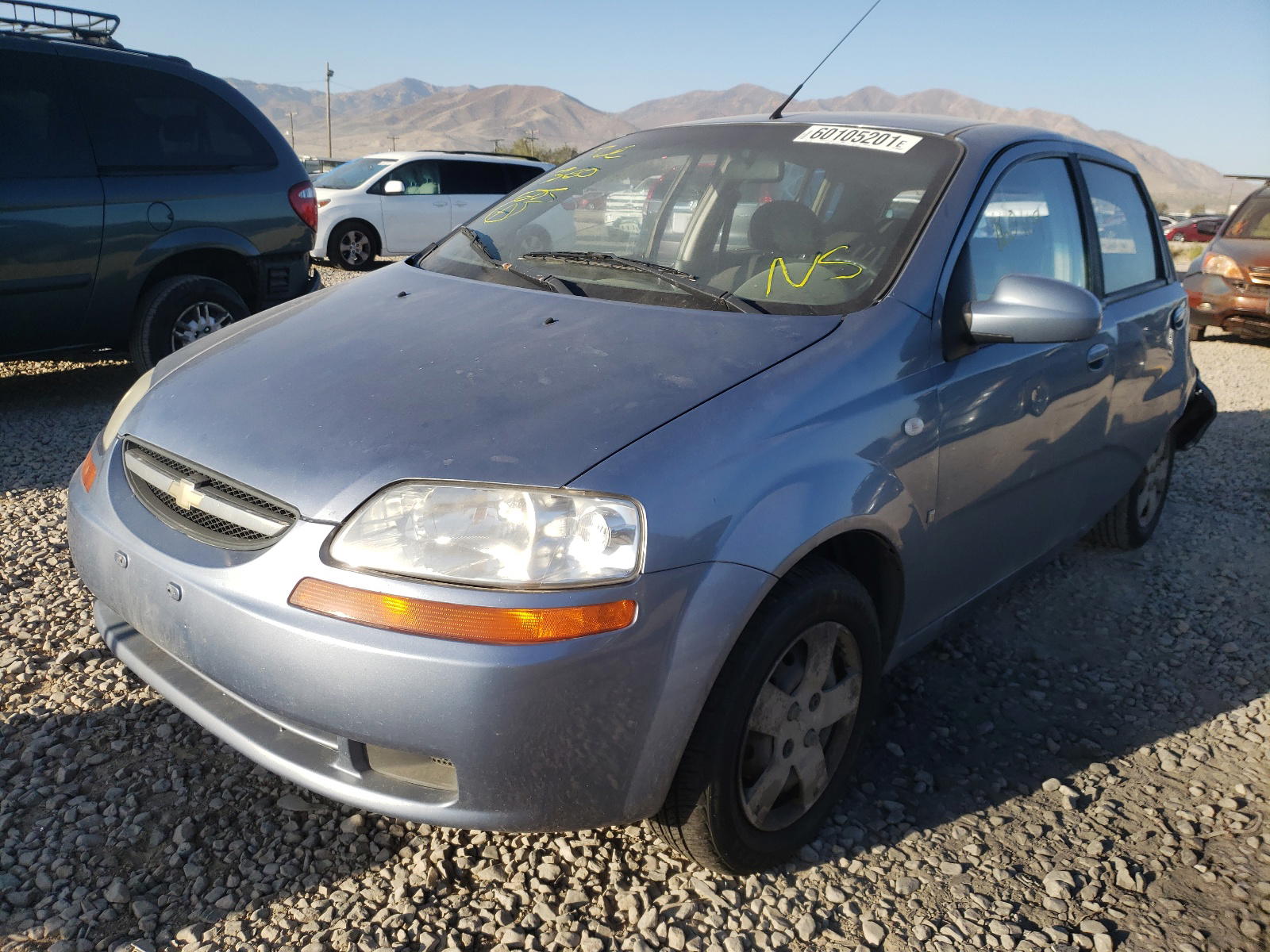Photo 2 from auction – 2007 CHEVROLET AVEO BASE with VIN KL1TD66677B788846