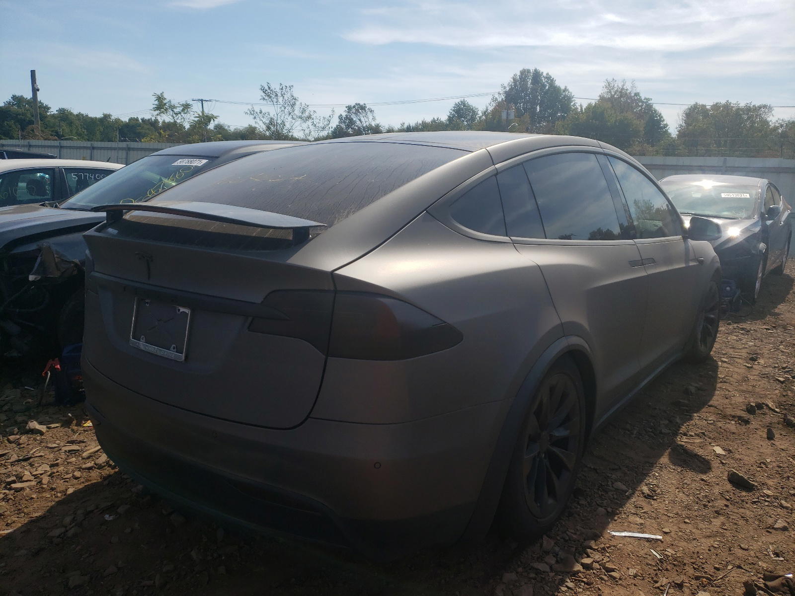 Photo 4 from auction – 2020 TESLA MODEL X with VIN 5YJXCBE29LF234462