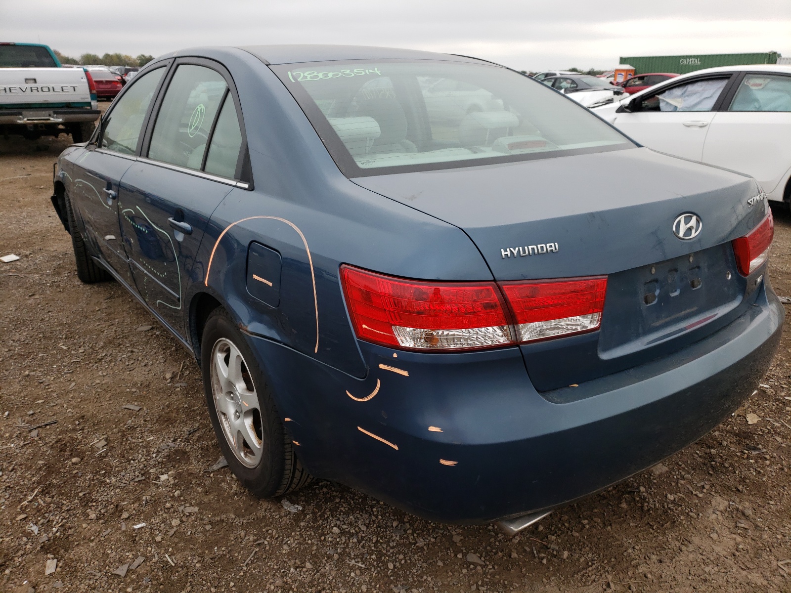 Photo 3 from auction – 2006 HYUNDAI SONATA GLS with VIN 5NPEU46F66H134648