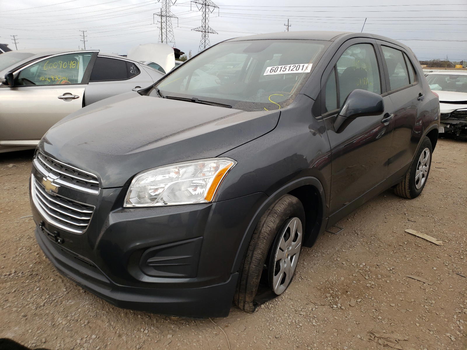 Photo 2 from auction – 2016 CHEVROLET TRAX LS with VIN 3GNCJKSB3GL263091