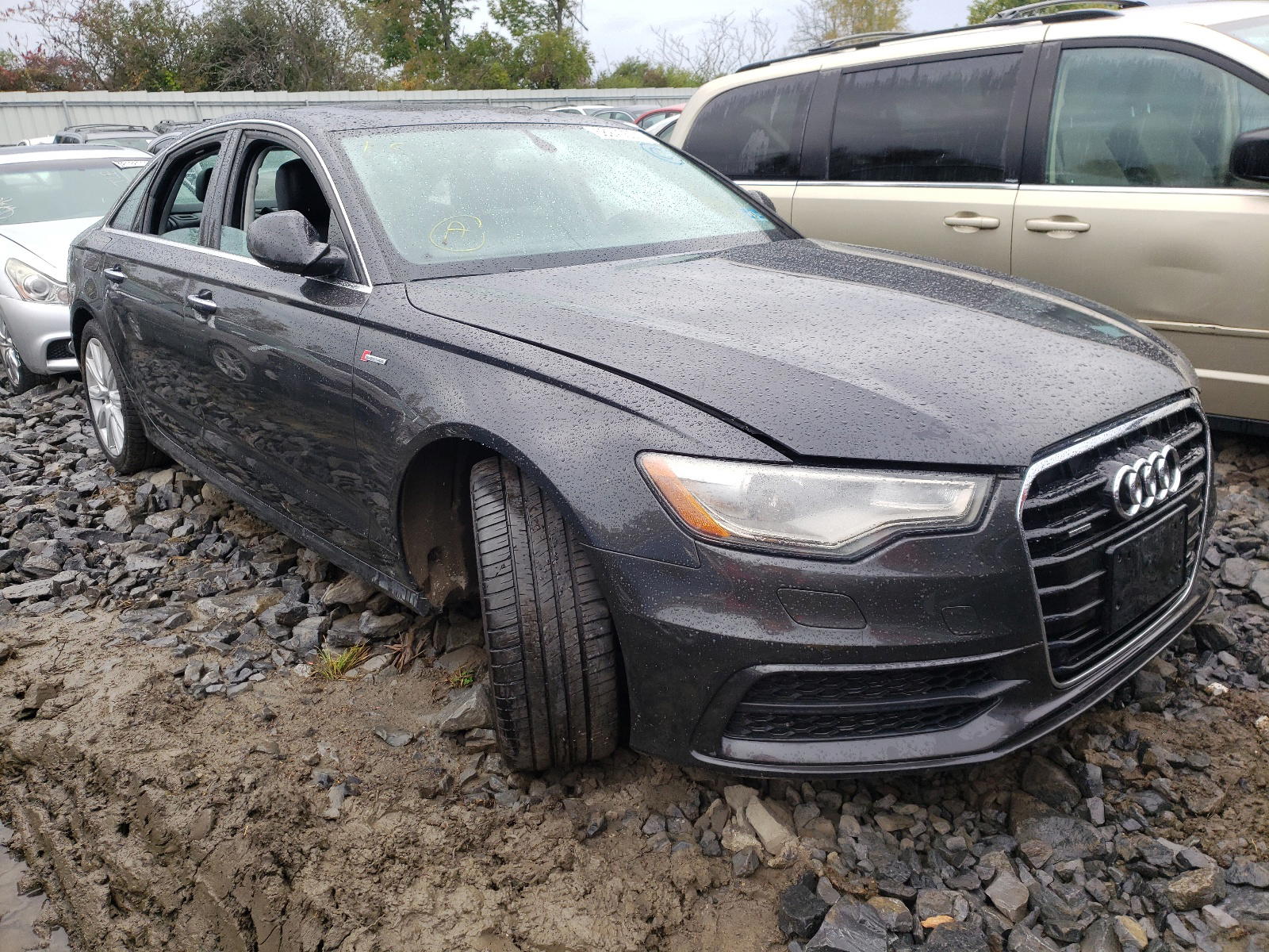 AUDI A6 PREMIUM 2015 with VIN WAUFGAFC9FN037151 - Photo from auction