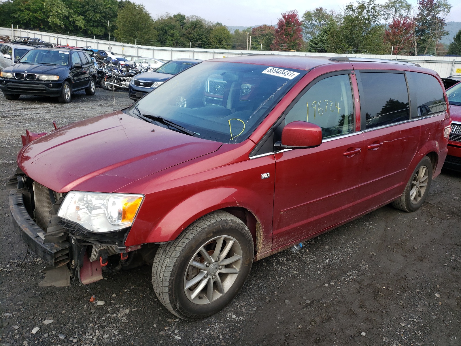 Foto 2 de la subasta – 2014 DODGE GRAND CARA con VIN 2C4RDGCG2ER468726