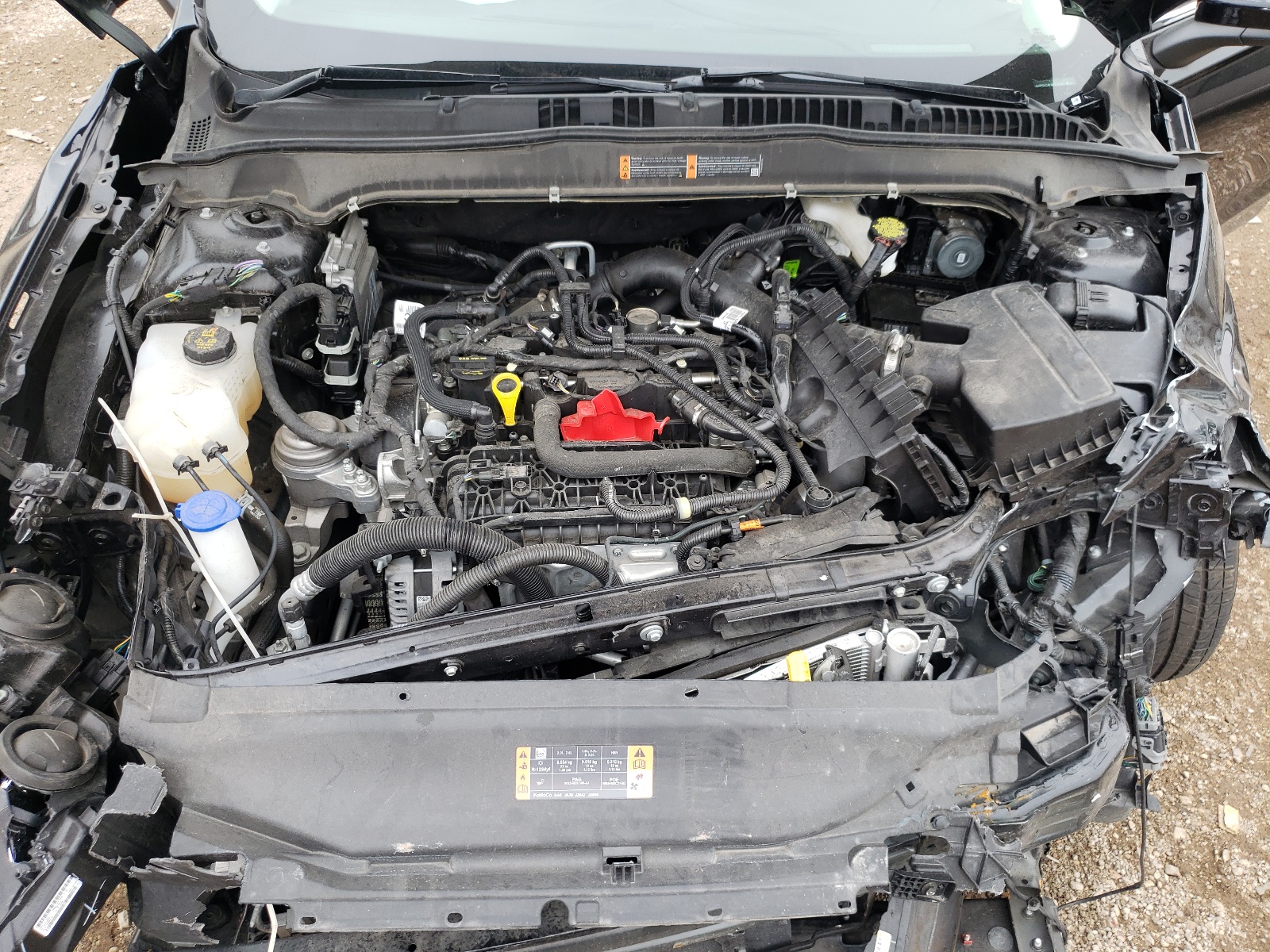 Photo 7 from auction – 2020 FORD FUSION SE with VIN 3FA6P0HD4LR123260