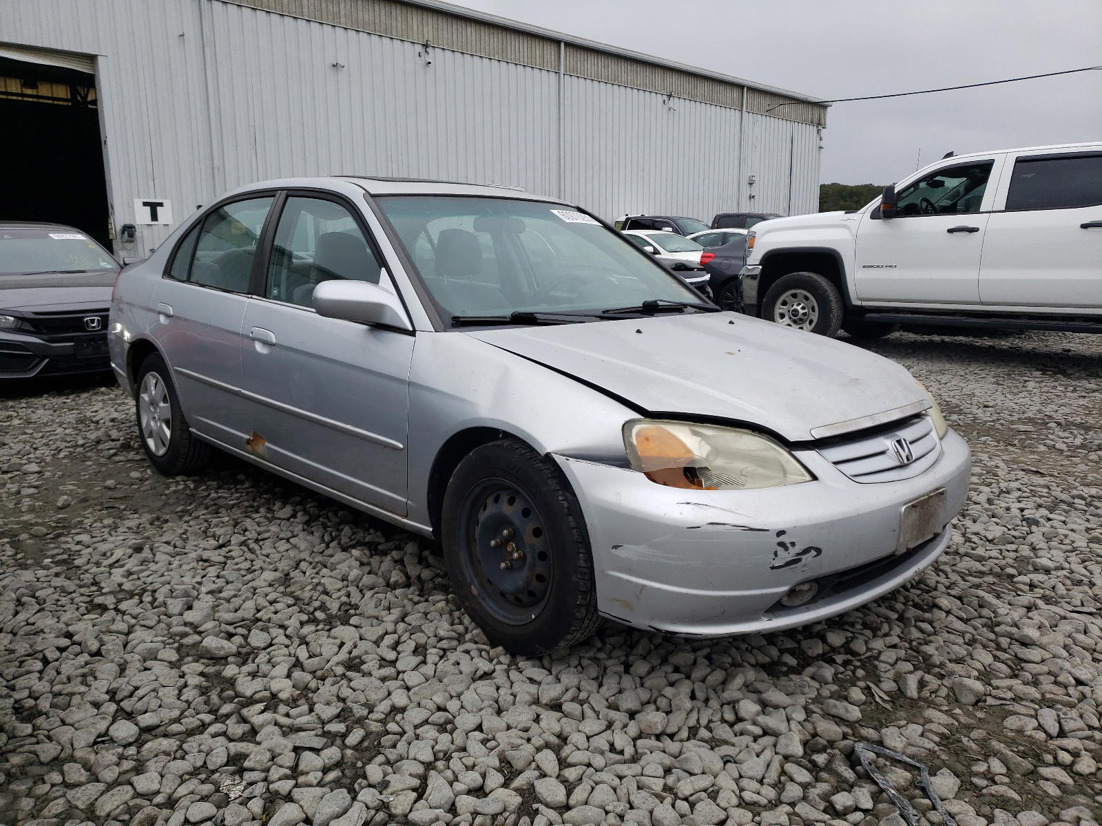 HONDA CIVIC 2001 with VIN 2HGES26761H605445 - Photo from auction