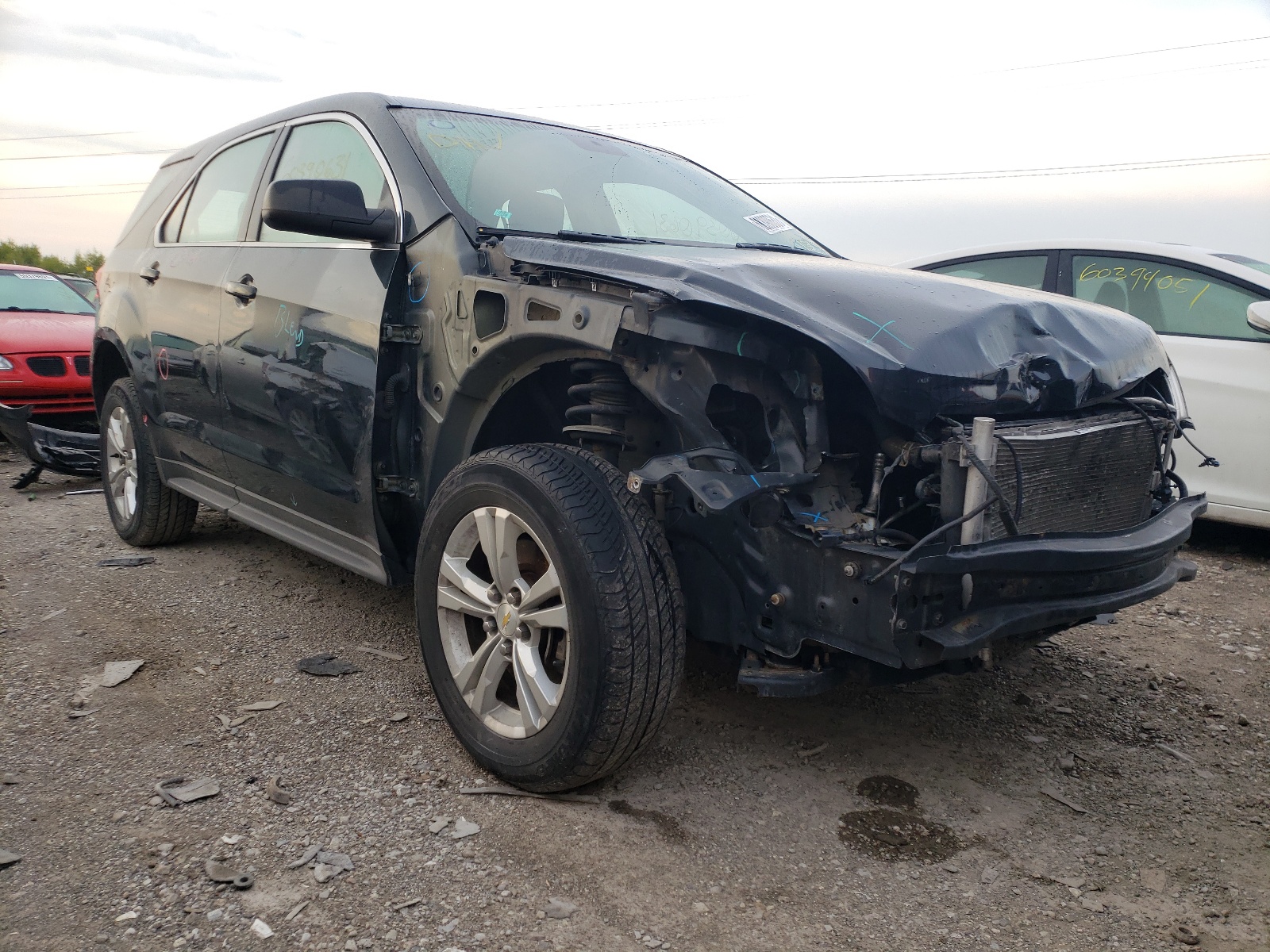 CHEVROLET EQUINOX LS 2014 with VIN 2GNALAEK6E6109256 - Photo from auction