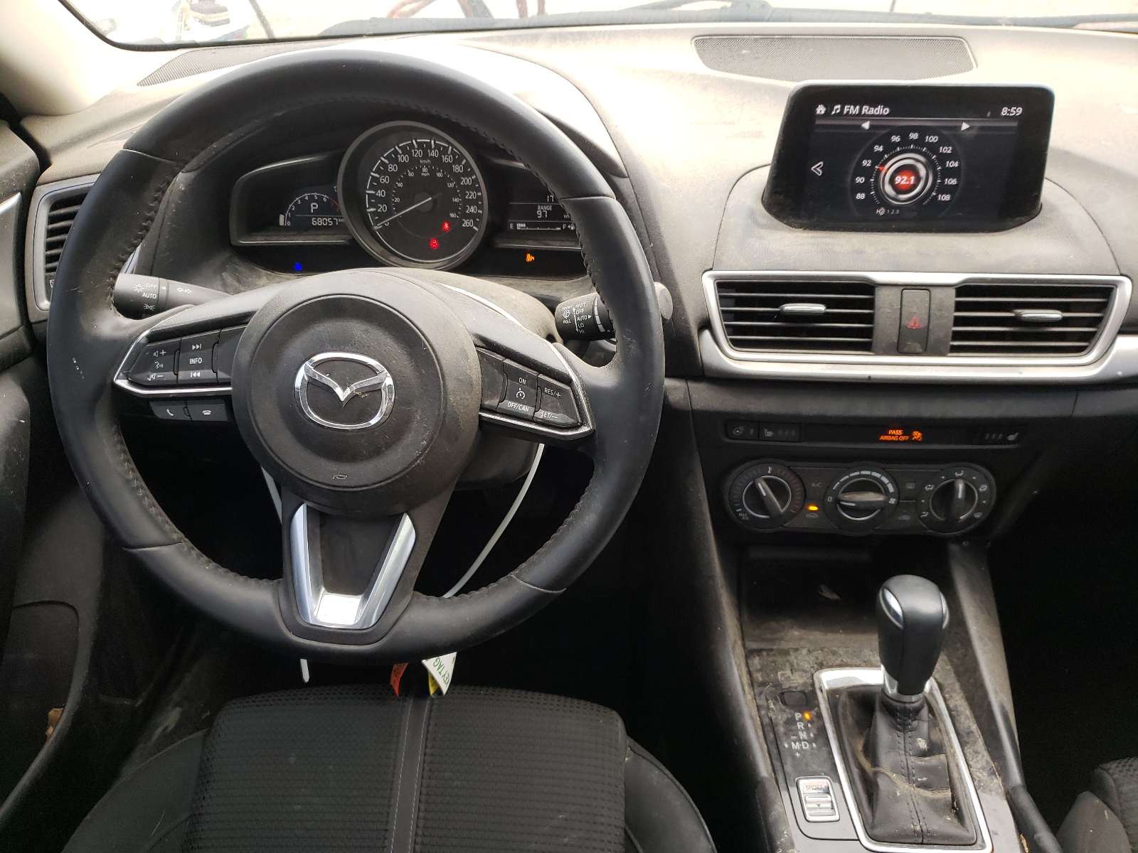 Photo 9 from auction – 2017 MAZDA 3 TOURING with VIN JM1BN1V74H1143383