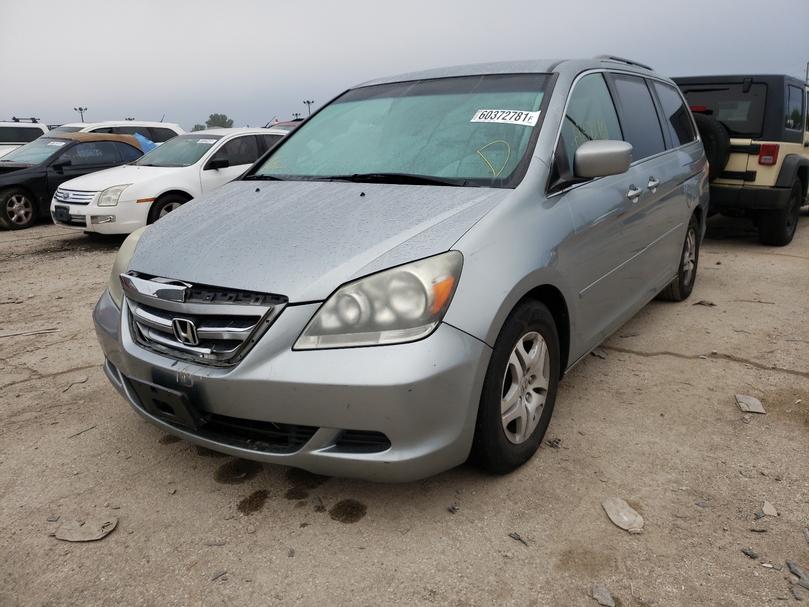 Photo 2 from auction – 2007 HONDA ODYSSEY EX with VIN 5FNRL38447B129748