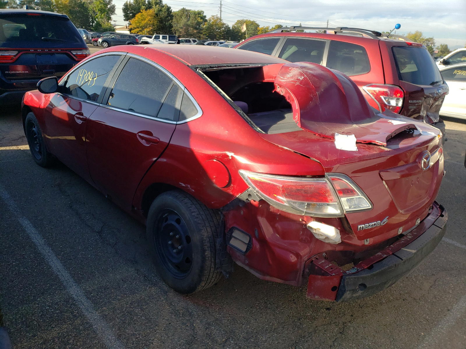 Photo 3 from auction – 2011 MAZDA 6 I with VIN 1YVHZ8BH4B5M16384