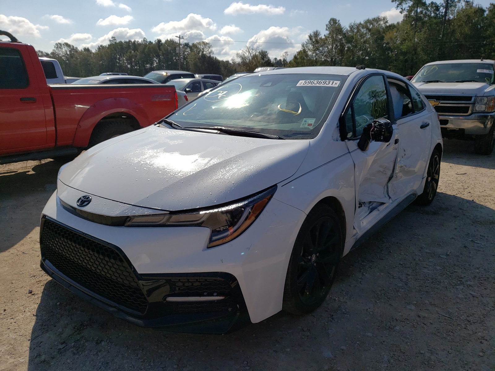 Photo 2 from auction – 2021 TOYOTA COROLLA SE with VIN 5YFS4MCE4MP097906