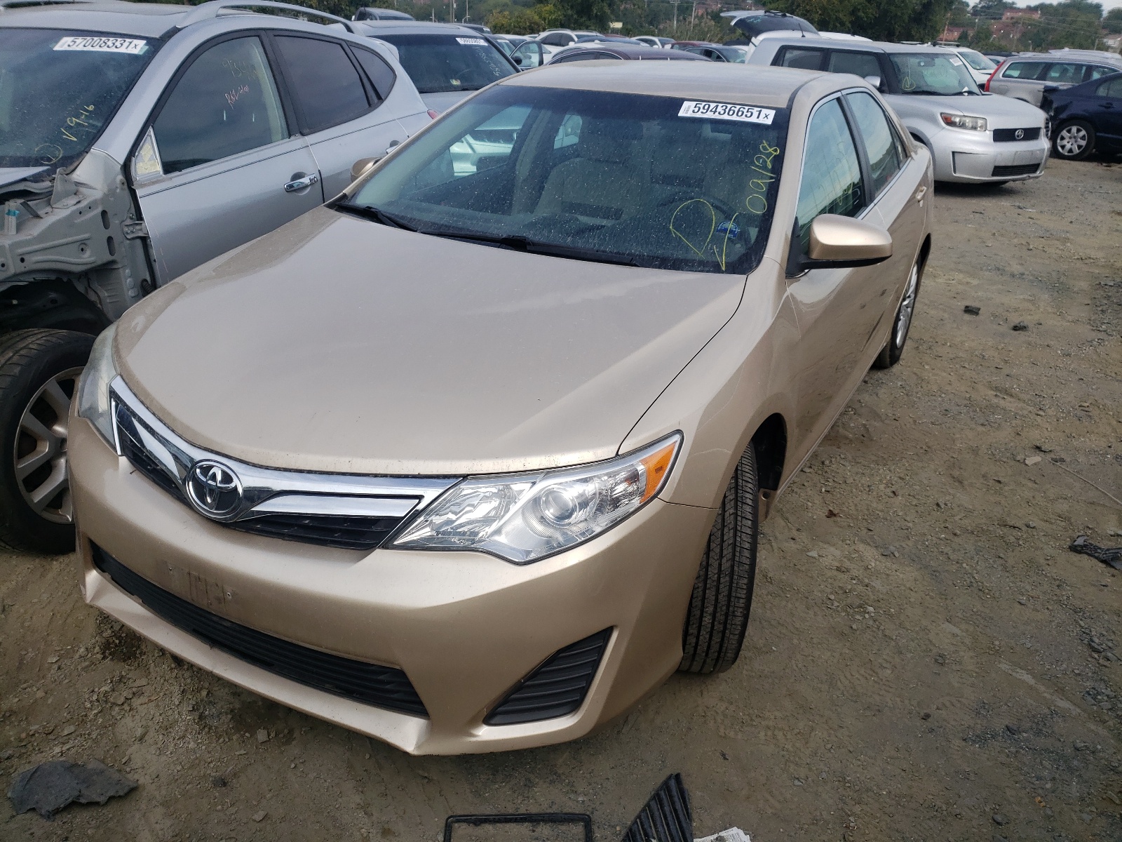 Photo 2 from auction – 2012 TOYOTA CAMRY BASE with VIN 4T4BF1FK1CR234202