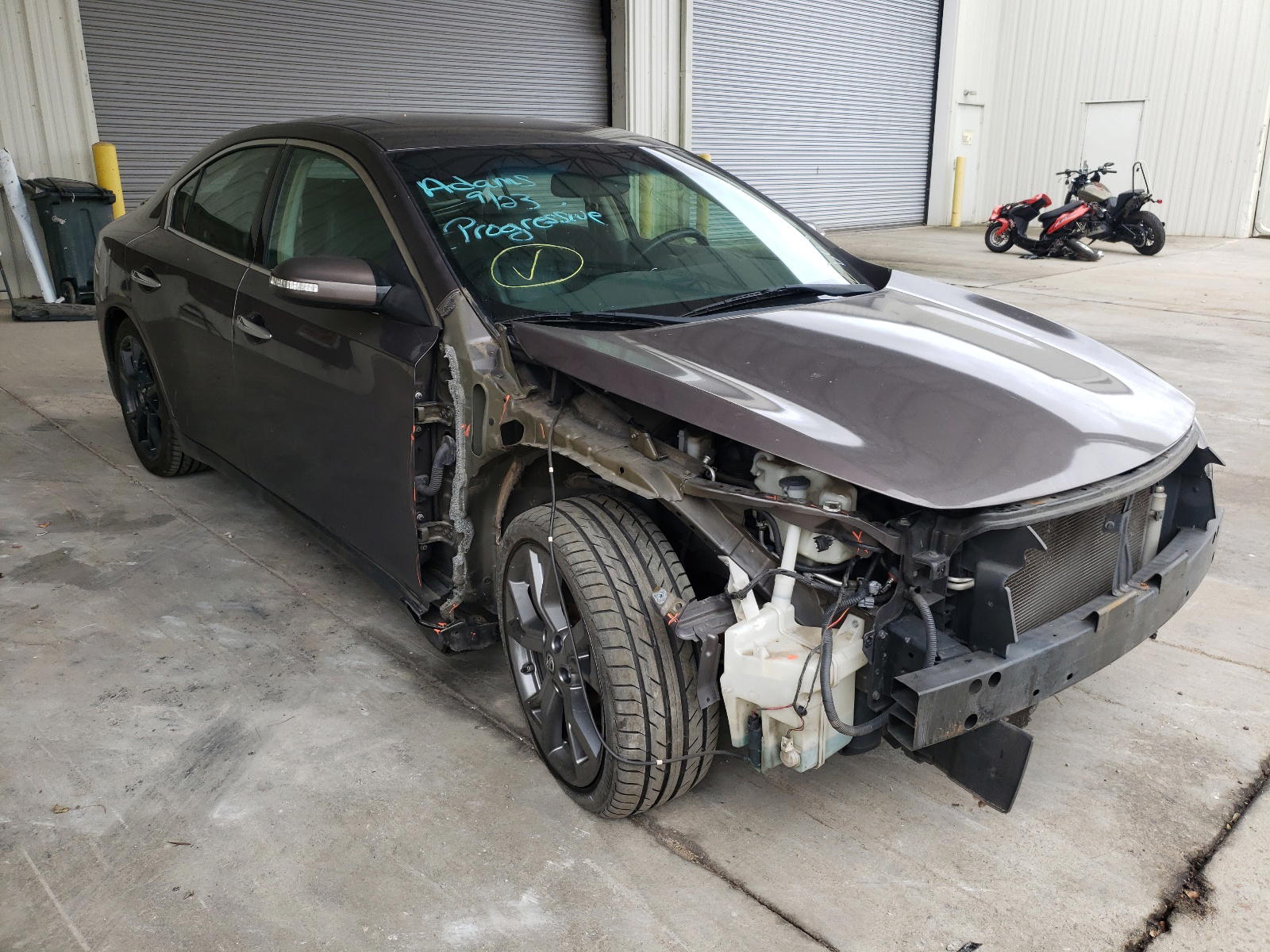 NISSAN MAXIMA S 2013 with VIN 1N4AA5AP1DC841846 - Photo from auction