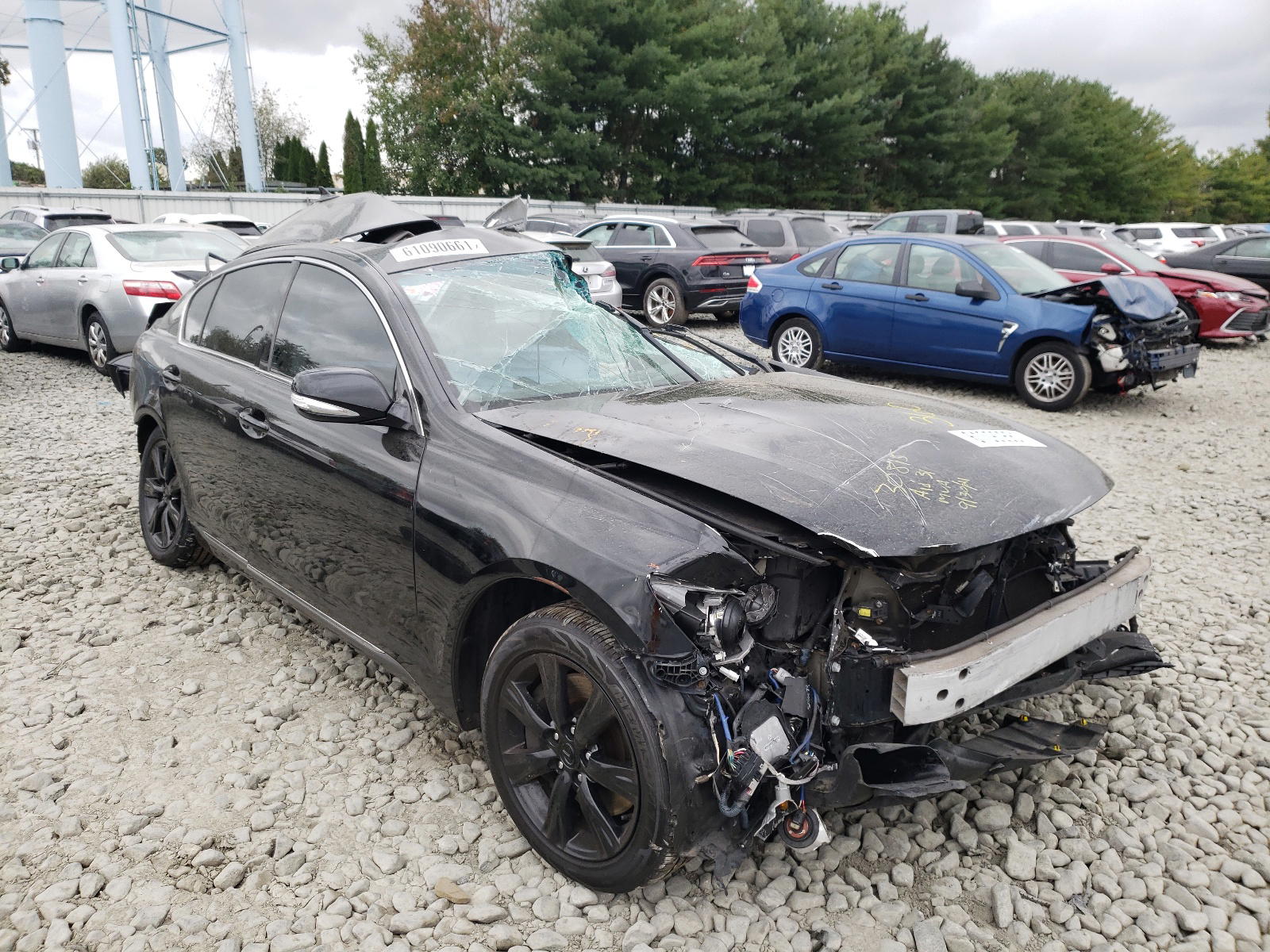 LEXUS GS 350 2009 with VIN JTHCE96S590022180 - Photo from auction