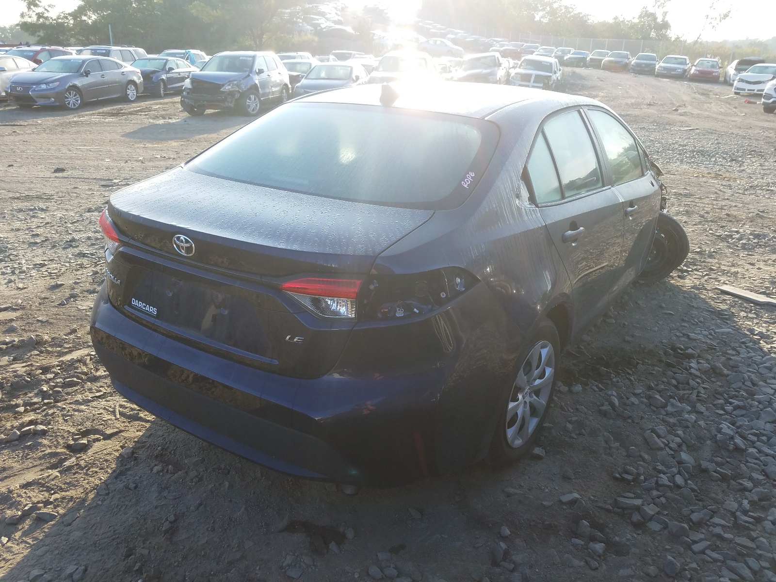 Photo 4 from auction – 2020 TOYOTA COROLLA LE with VIN 5YFEPRAE7LP124602