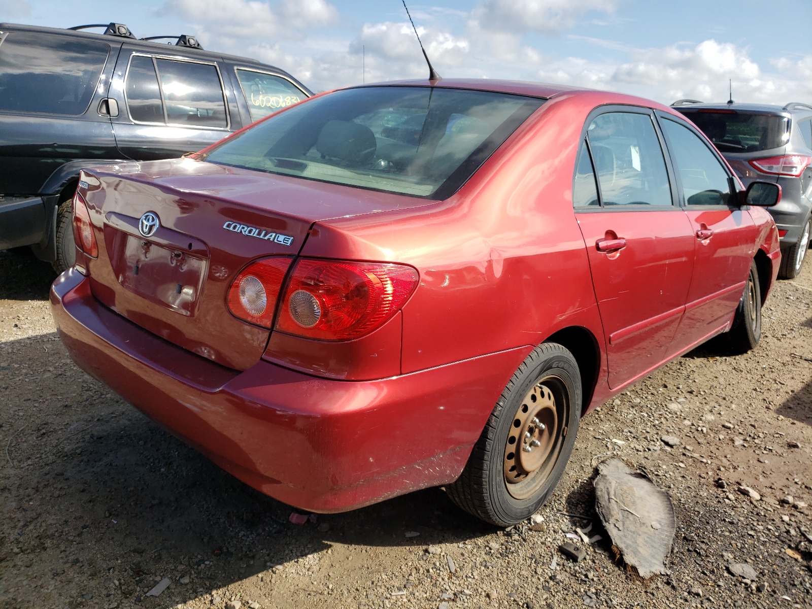 Photo 4 from auction – 2008 TOYOTA COROLLA CE with VIN 1NXBR32E78Z014311