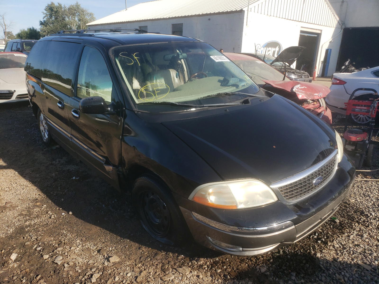 FORD WINDSTAR L 2002 with VIN 2FMDA58452BB83976 - Photo from auction