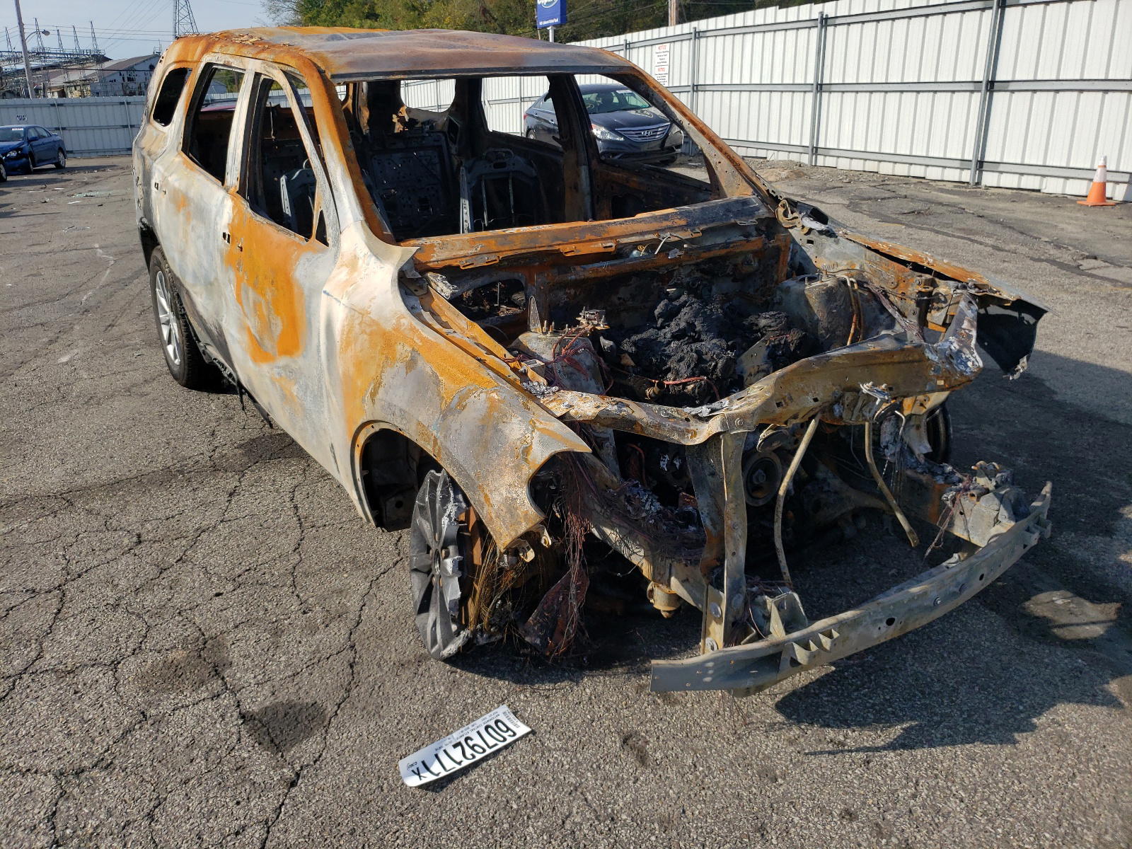 DODGE DURANGO SX 2018 with VIN 1C4RDJAG5JC248287 - Photo from auction