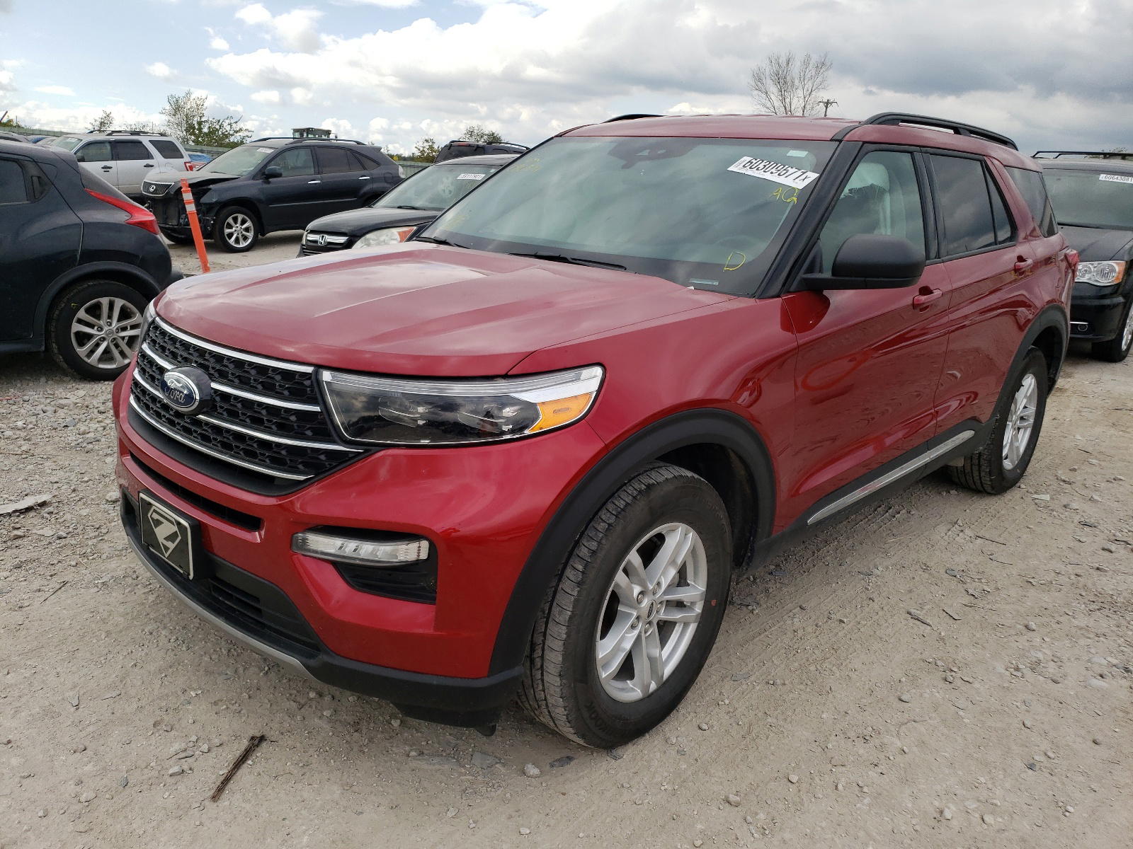 Photo 2 from auction – 2020 FORD EXPLORER X with VIN 1FMSK8DH9LGC80591