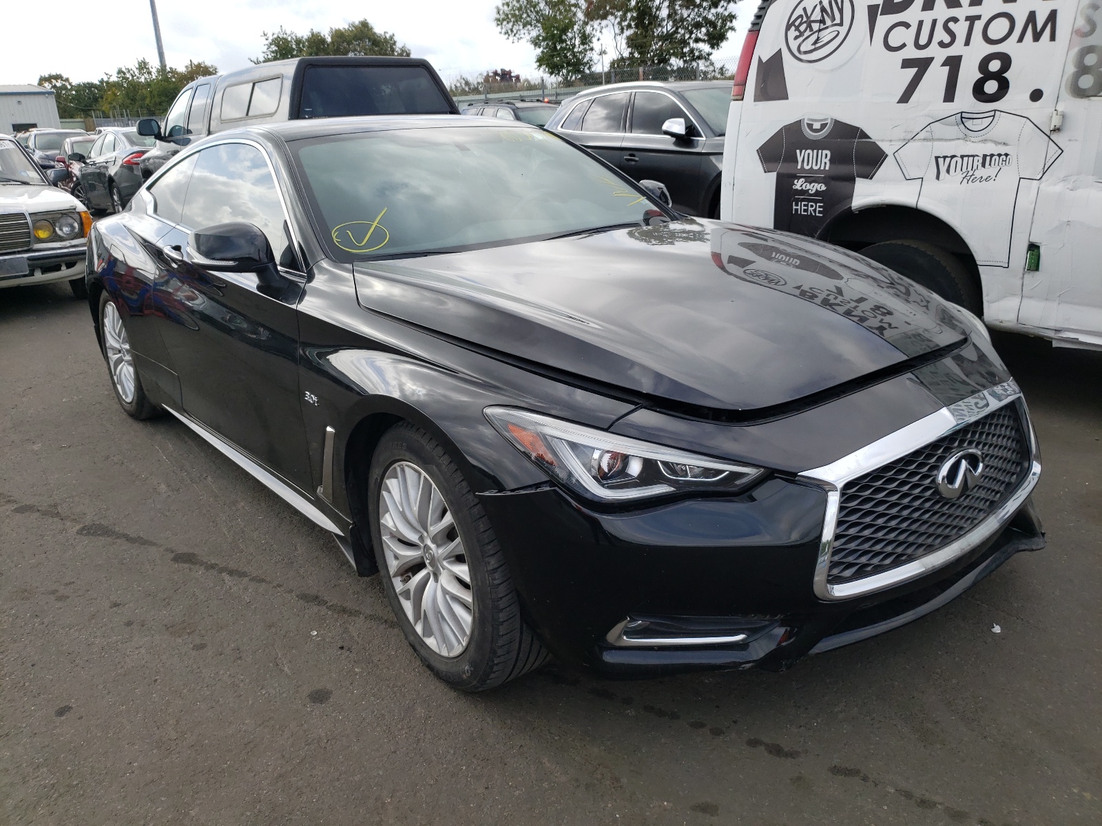 INFINITI Q60 PREMIU 2017 with VIN JN1EV7EL8HM550735 - Photo from auction