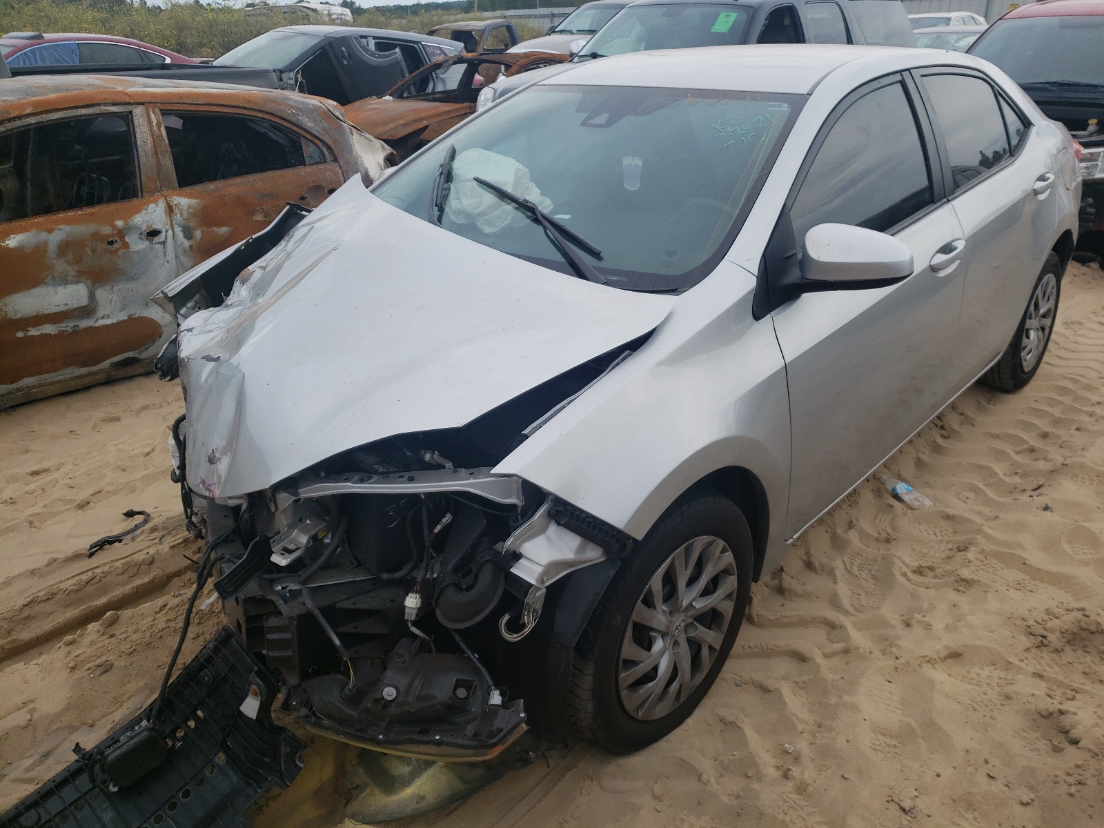 Photo 2 from auction – 2018 TOYOTA COROLLA L with VIN 2T1BURHE1JC107602
