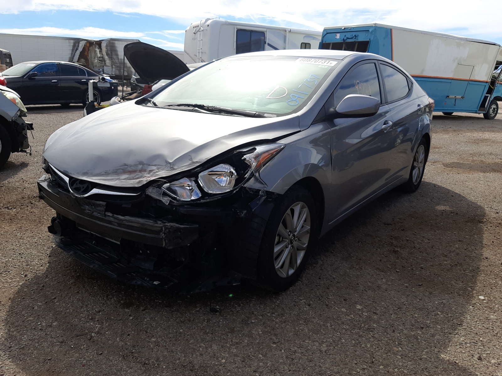Photo 2 from auction – 2014 HYUNDAI ELANTRA SE with VIN KMHDH4AE3EU091739