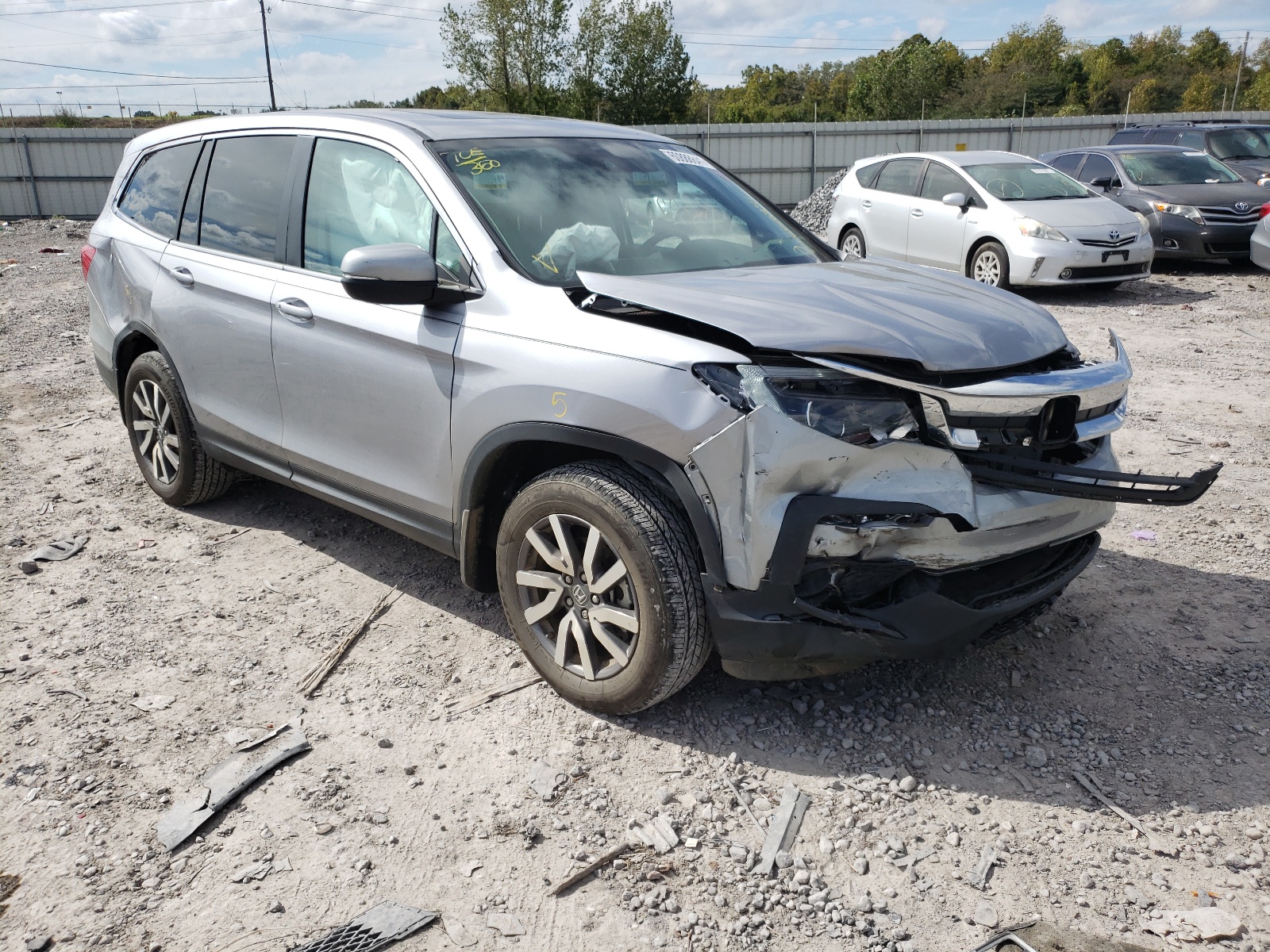 HONDA PILOT EXL 2020 with VIN 5FNYF5H58LB028729 - Photo from auction