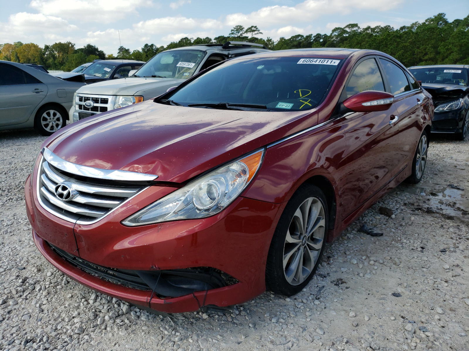 Photo 2 from auction – 2014 HYUNDAI SONATA SE with VIN 5NPEC4AC2EH832933