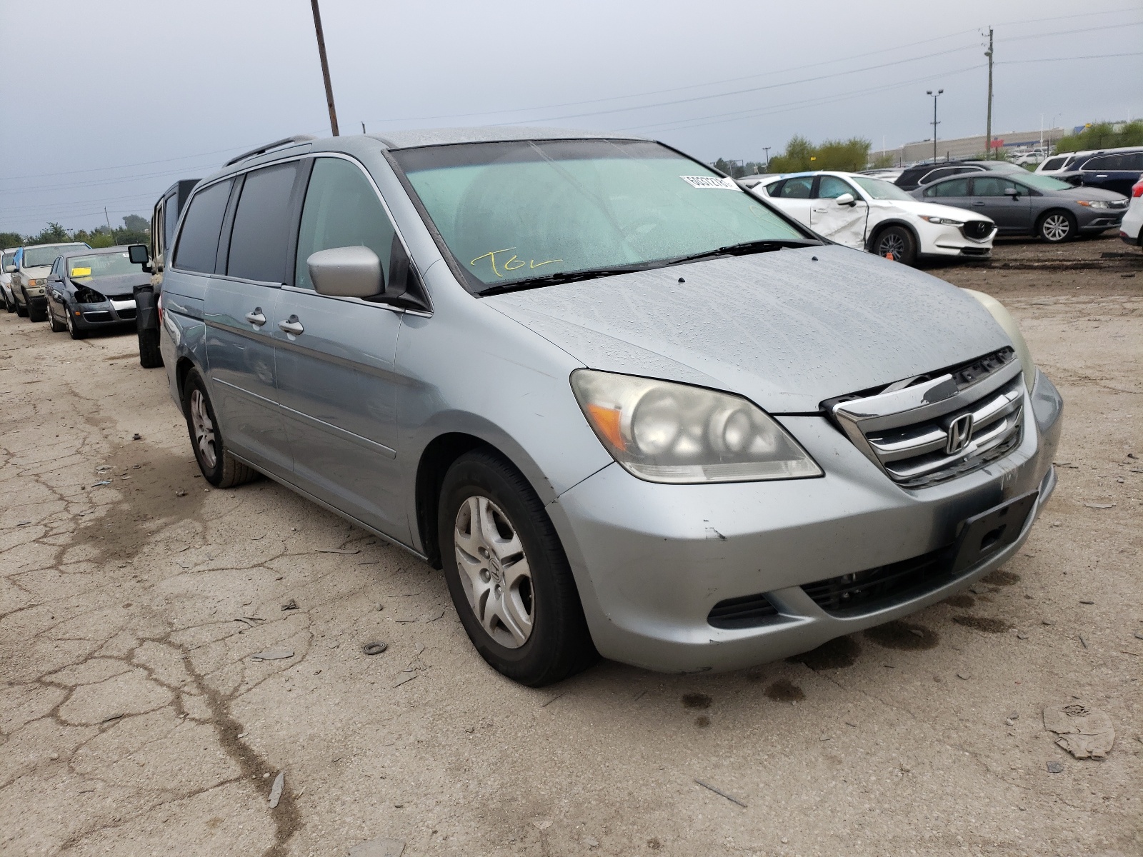 HONDA ODYSSEY EX 2007 with VIN 5FNRL38447B129748 - Photo from auction