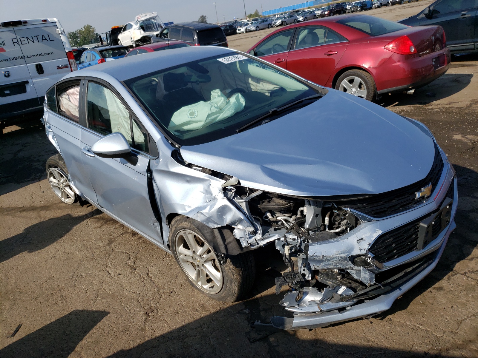 CHEVROLET CRUZE 2017 with VIN 1G1BE5SM2H7279065 - Photo from auction