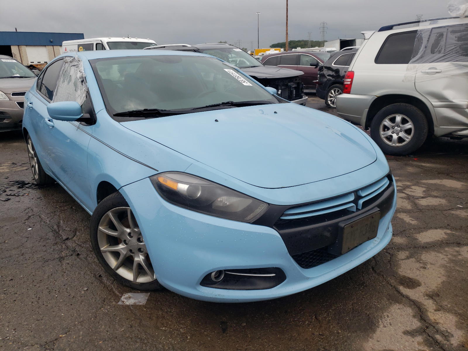 DODGE DART SXT 2013 with VIN 1C3CDFBA4DD267364 - Photo from auction