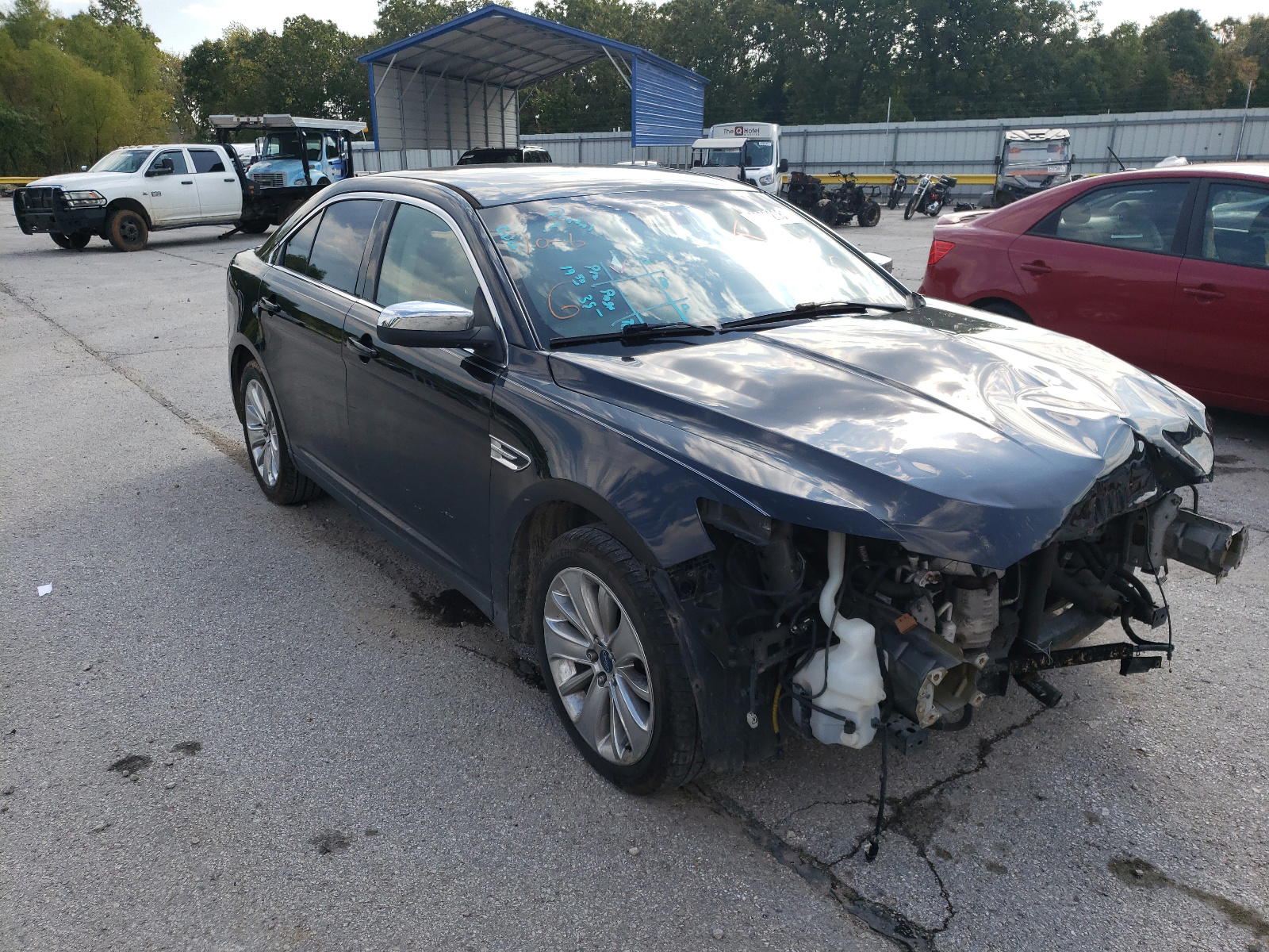 FORD TAURUS LIM 2010 with VIN 1FAHP2FW4AG128391 - Photo from auction