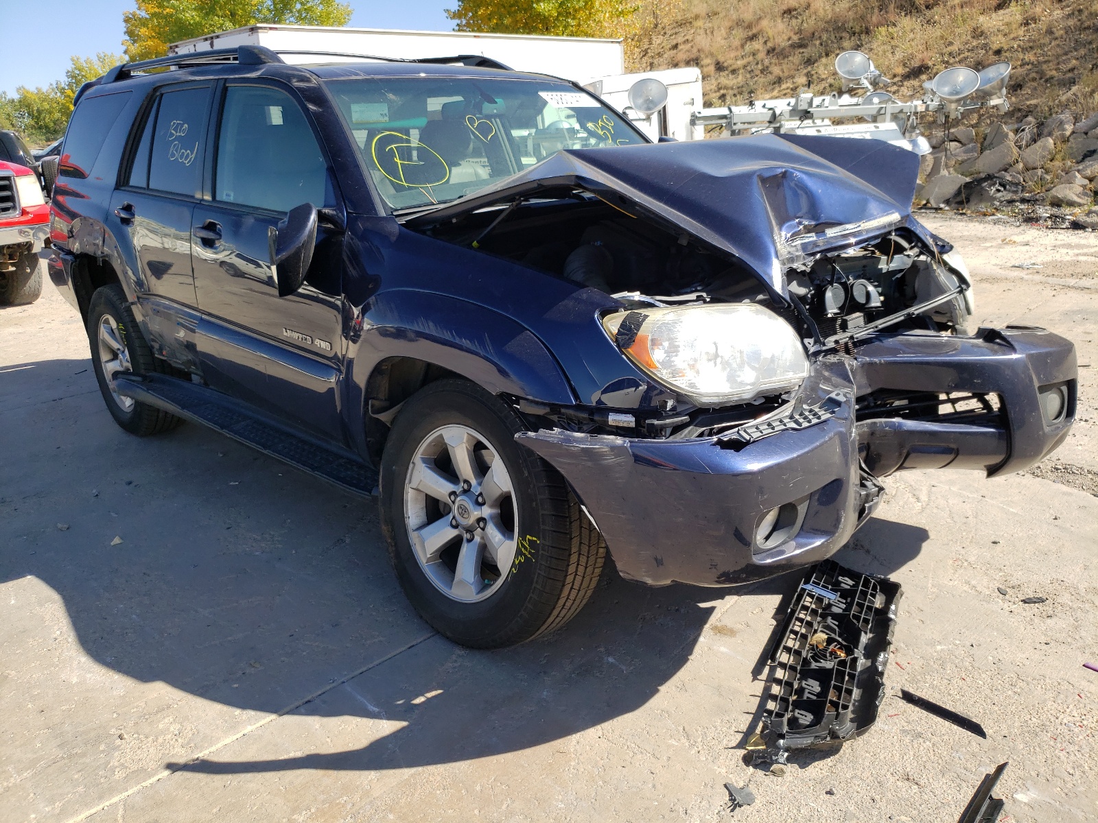 TOYOTA 4RUNNER LI 2008 with VIN JTEBU17R08K014399 - Photo from auction