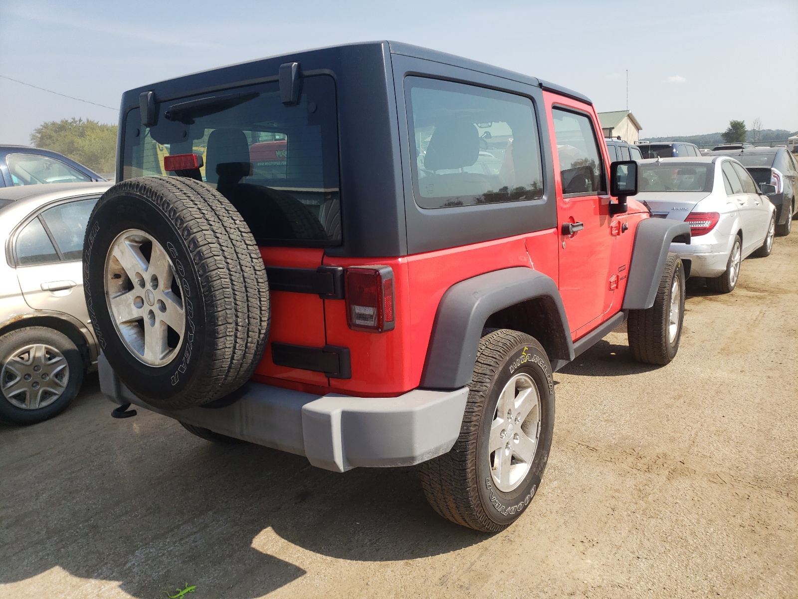 Photo 4 from auction – 2013 JEEP WRANGLER S with VIN 1C4AJWAG7DL622647