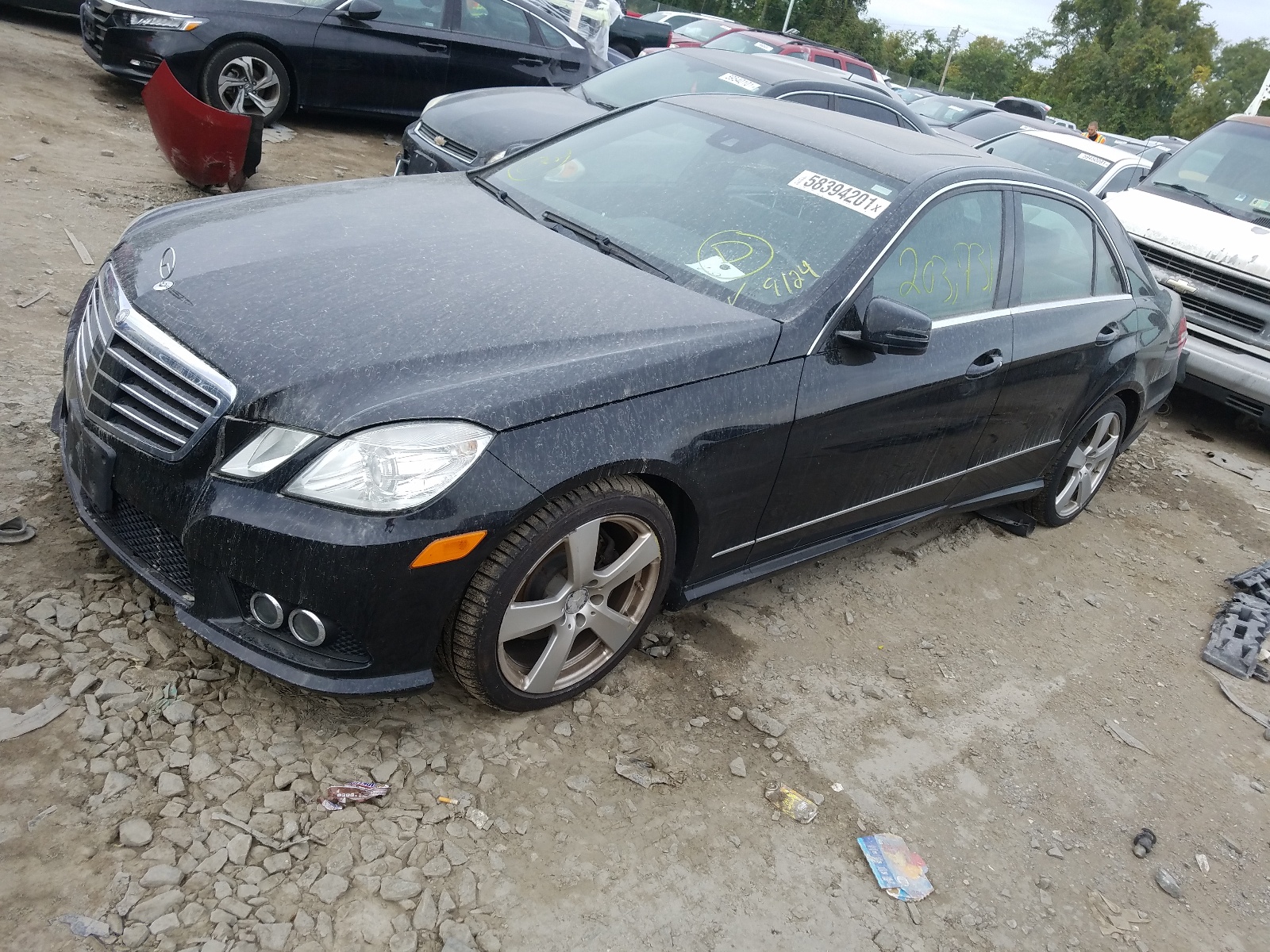 Photo 2 from auction – 2010 MERCEDES-BENZ E 350 4MAT with VIN WDDHF8HB4AA177741