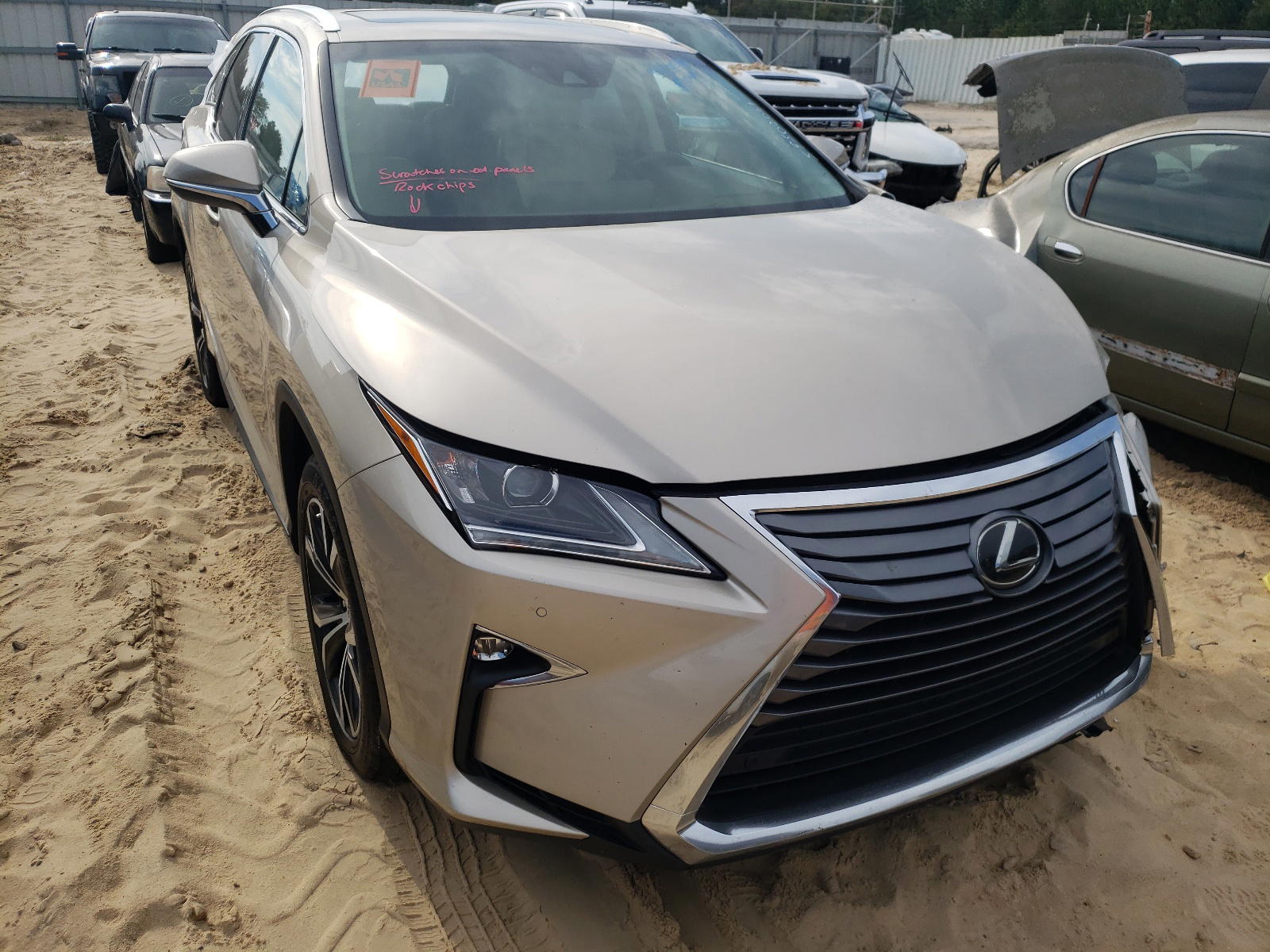 LEXUS RX 350 L 2018 with VIN JTJDZKCA8J2011306 - Photo from auction