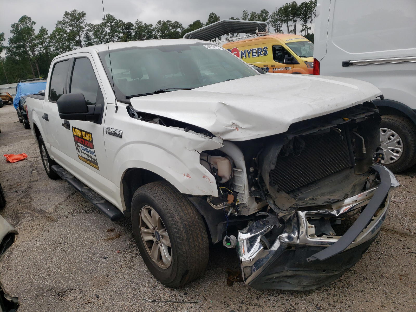 FORD F150 SUPER 2015 with VIN 1FTEW1C82FFA30716 - Photo from auction