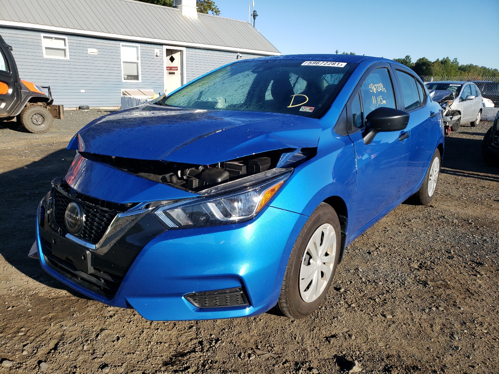 Photo 2 from auction – 2021 NISSAN VERSA S with VIN 3N1CN8DV7ML809235