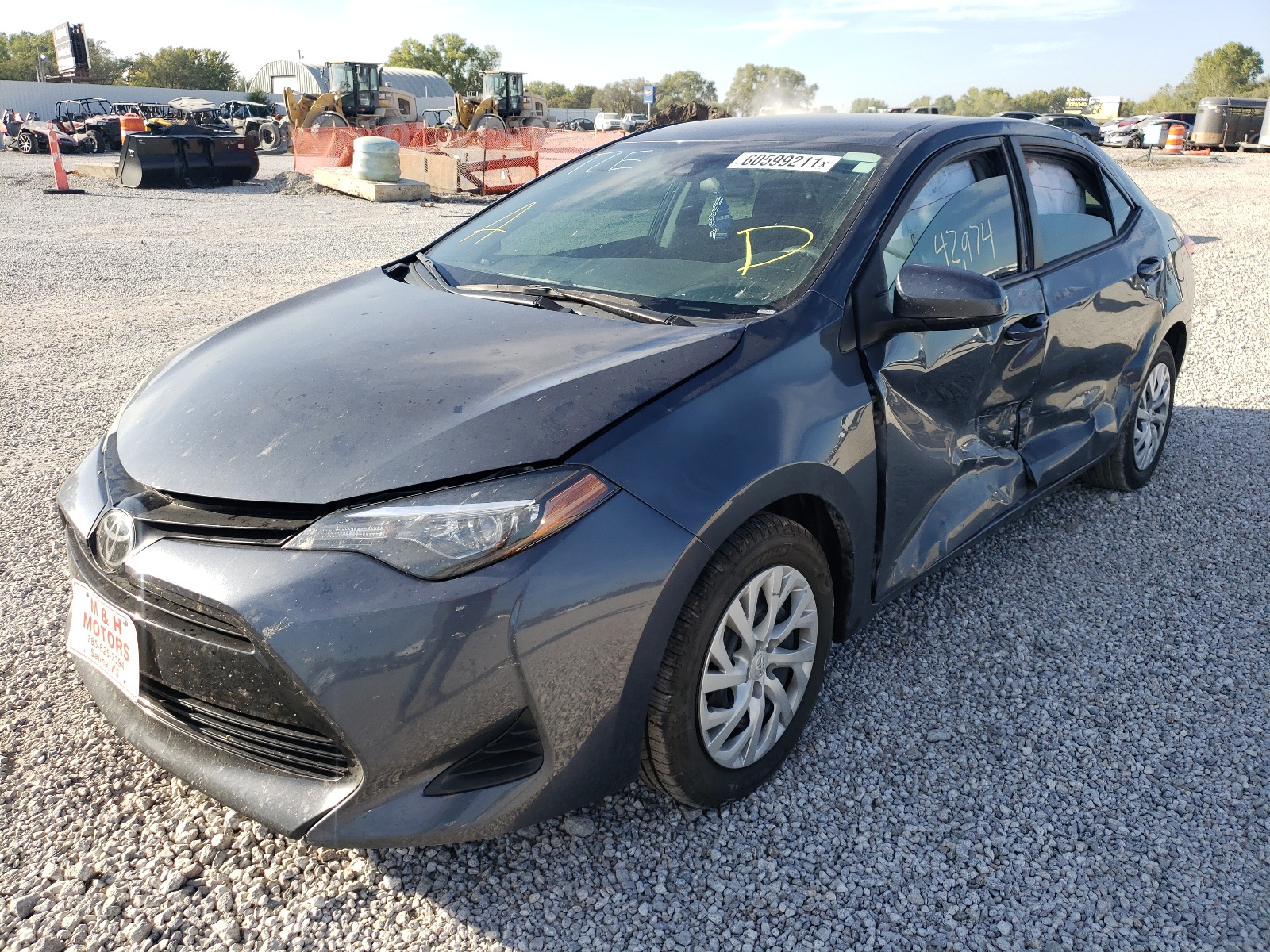 Photo 2 from auction – 2019 TOYOTA COROLLA L with VIN 5YFBURHE0KP899467