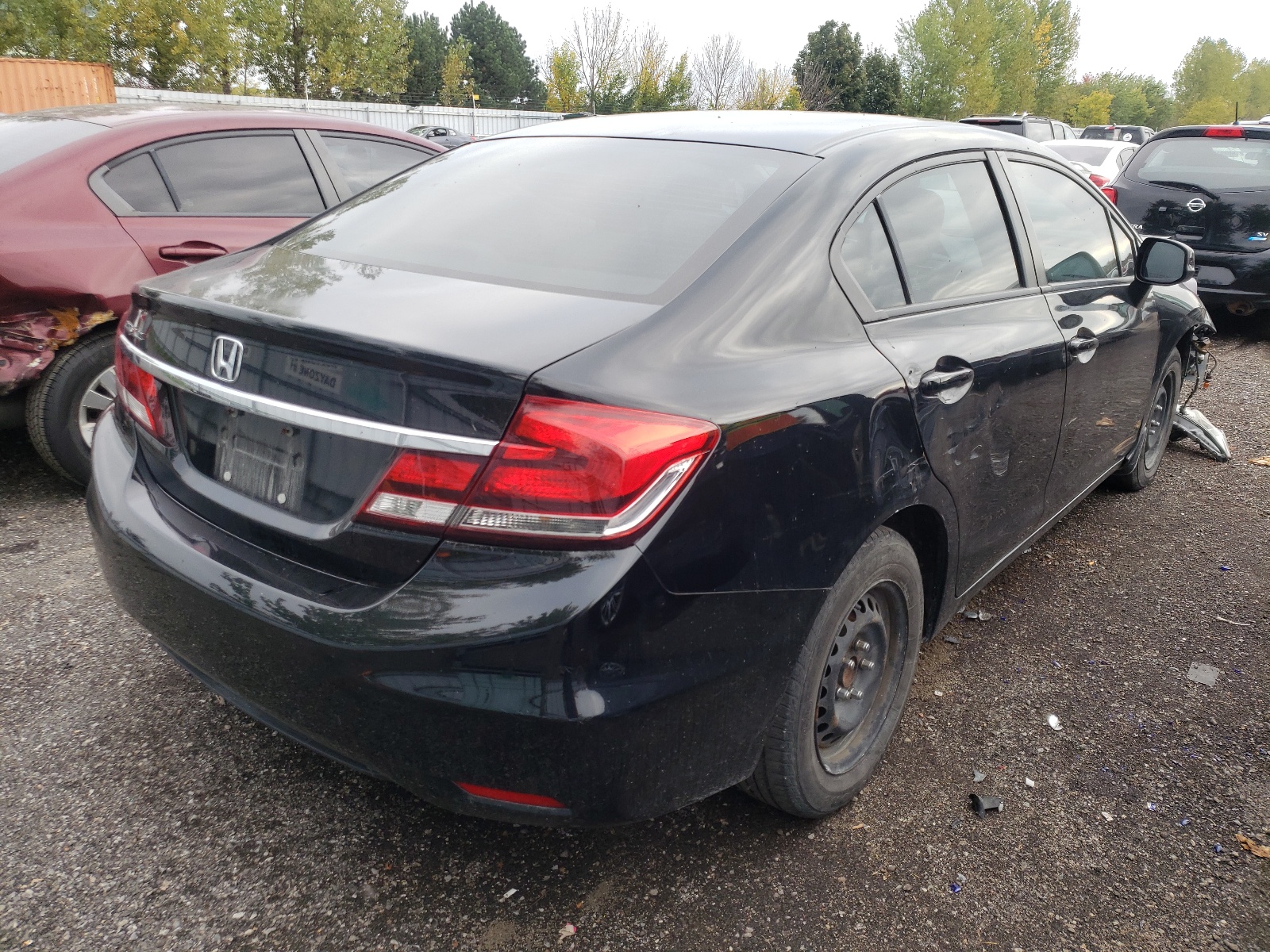 Photo 4 from auction – 2013 HONDA CIVIC LX with VIN 2HGFB2E47DH010328
