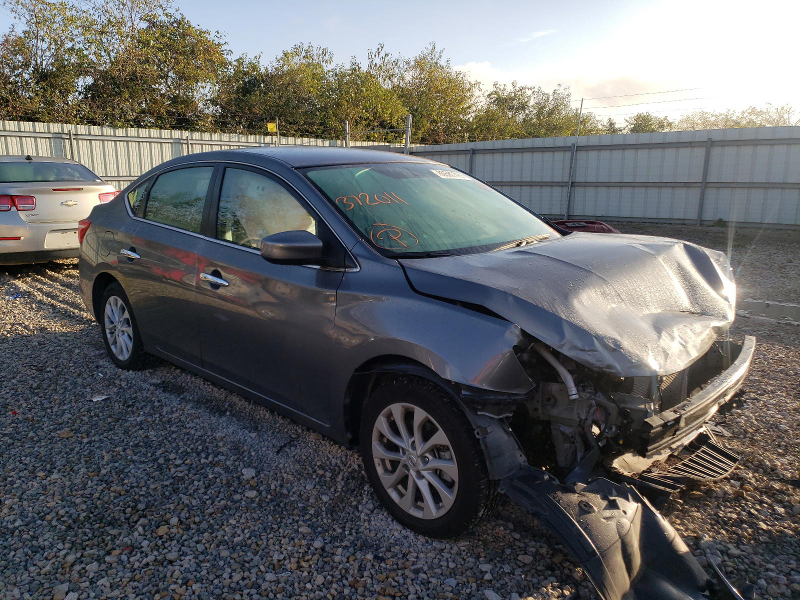 NISSAN SENTRA S 2019 with VIN 3N1AB7AP1KY372011 - Photo from auction